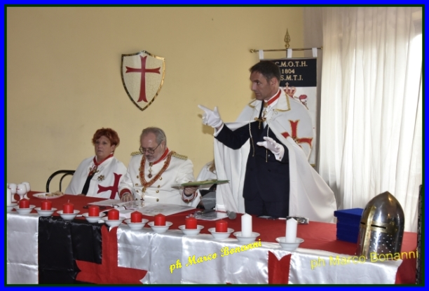 Cavalieri Templari: investiture della Commanderia “Nostra signora di Sion”